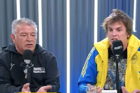 Borghi se cruzó con un influencer fana de Boca en pleno programa en Chile. Borghi se cruzó con un influencer fana de Boca en pleno programa en Chile.
