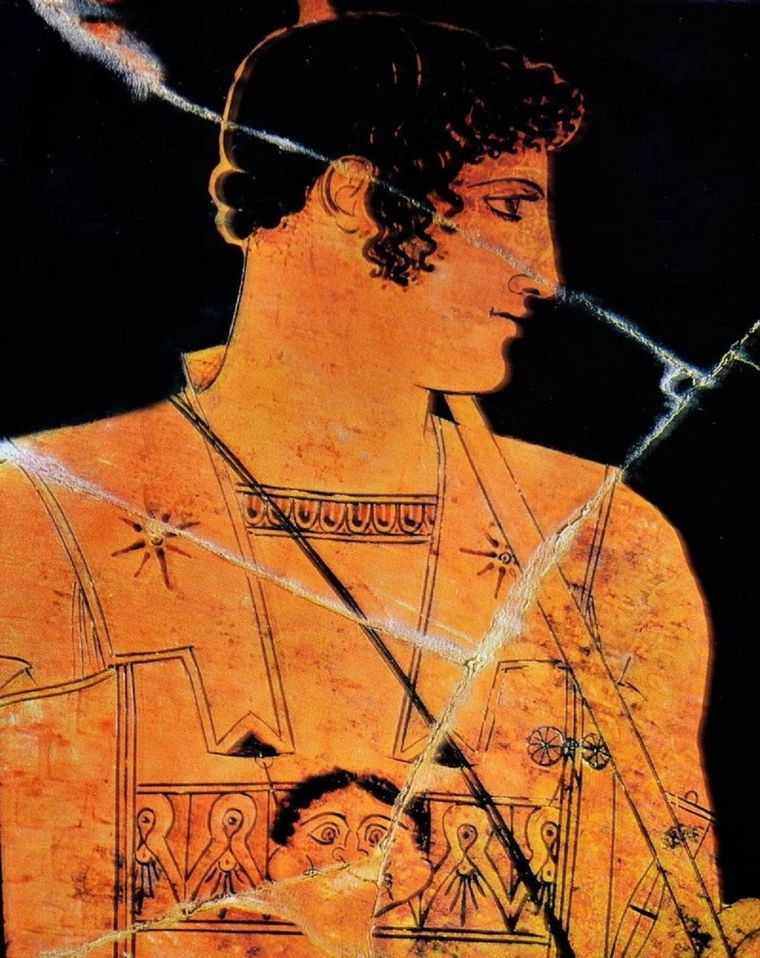 Aquiles, el personaje central y guerrero más grande de la Ilíada de Homero. Foto: GETTY IMAGES