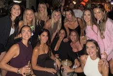 Las novias y esposas de los jugadores del Inter Miami, de festejo, con Tini y Antonela presentes.&nbsp;