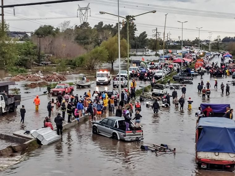 Vialidad Nacional habilitó parcialmente la Ruta 9 tras las inundaciones. Foto: Archivo