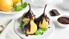 Receta de peras con chocolate para toda la familia Receta de peras con chocolate para toda la familia