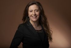 Eugenia Guerty La actriz protagoniza Cae la noche tropical en el Teatro Astros Foto: Alejandra López