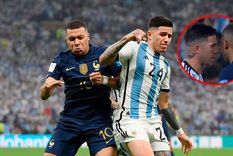 Enzo habló de su picante cruce contra Mbappé en la final de Qatar 2022