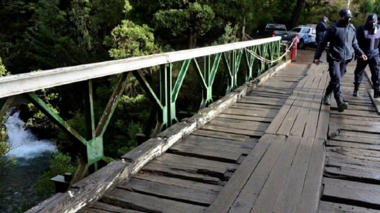La zona en donde cayó el turista Foto: NA