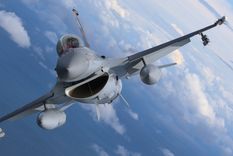 Se trata de los 24 caza F-16 que compró Argentina a Dinamarca Foto: Shutterstock