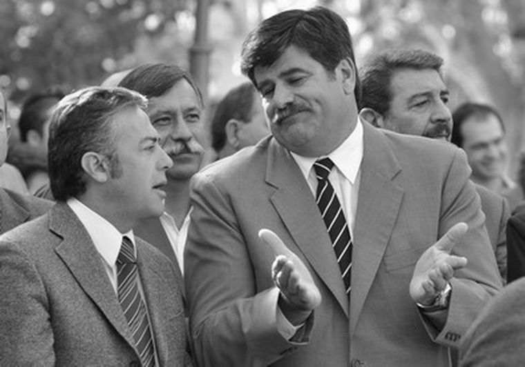 Alfredo Cornejo junto a Mario Abed.