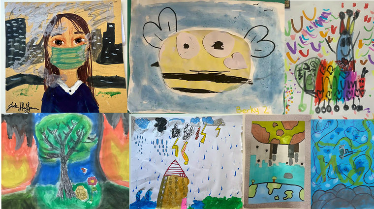 Así los niños de Australia expresan su deseo de proteger el medio ambiente y el mundo. Foto: Créditos:  Create4Adelaide.com  y theguardian.com