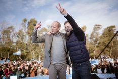 Martín Insaurralde en el acto de lanzamiento como candidato a intendente de Lomas de Zamora de Federico Otermín Foto: Twitter de Federico Otermin