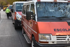 Transportes escolares de Mendoza. Imagen de archivo.