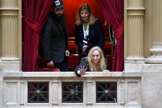 Karina Milei en la Cámara de Diputados.&nbsp;