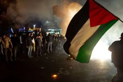 MDZol | Cientos de iraníes se manifestaron en la Plaza Palestina de Teherán para mostrar su apoyo a Hamás y la resistencia palestina el pasado sábado. Foto: GETTY IMAGES