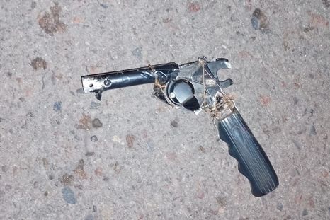 El arma tumbera incautada en el operativo Foto: Ministerio de Seguridad de Mendoza