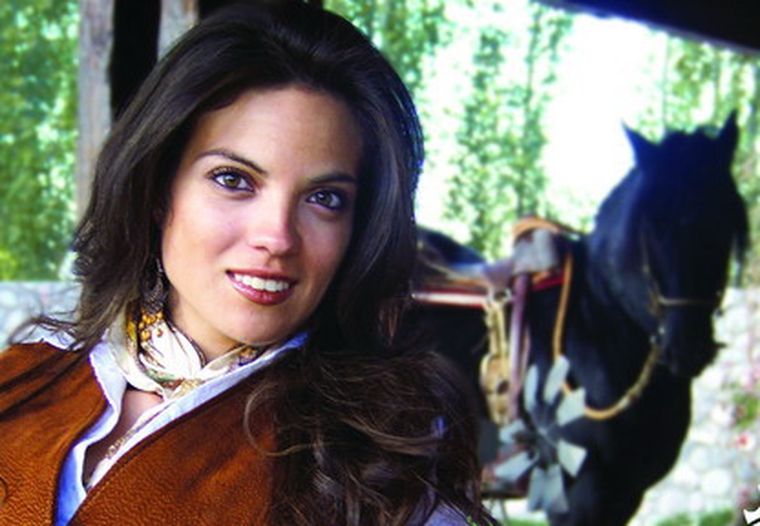 Johana Natalí Beleda, Reina Nacional de la Ganadería de las Zonas Áridas. Foto: MDZ