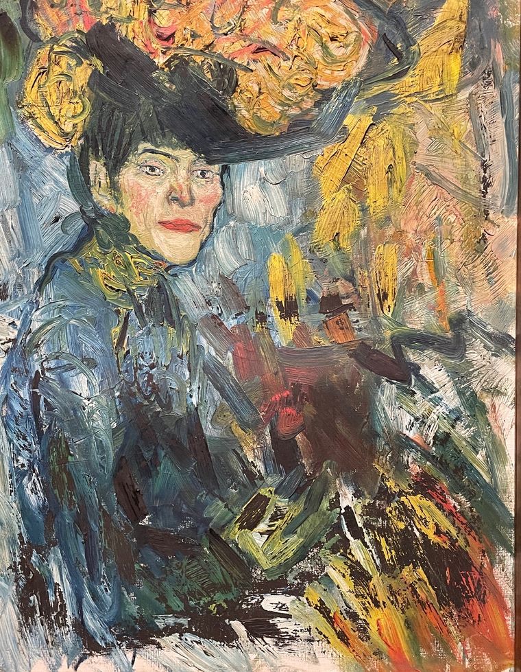 Pablo Picasso (1881-1973) “ Mujer en el palco) 1901 Foto: MNBA