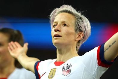 MDZol | La jugadora estadounidense Megan Rapinoe es una de las insignias de la explosión de popularidad que vive el fútbol femenino. Foto: GETTY IMAGES