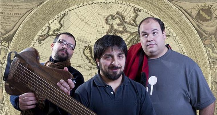 A pleno. Los integrantes de la banda en una producción fotográfica. Foto: Gentileza