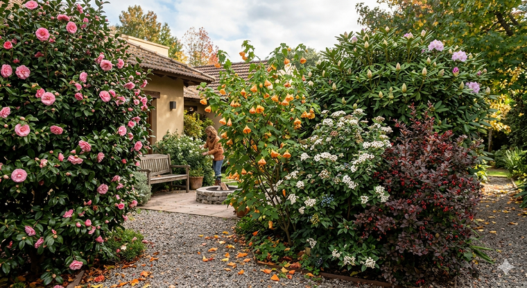 Flores para el otoño. Fuente: IA Gemini.