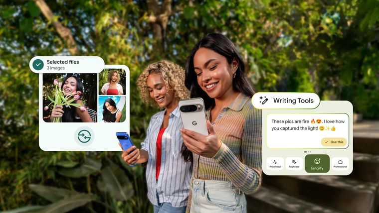 La actualización de Android integra funciones de IA y un Quick Share más ágil.