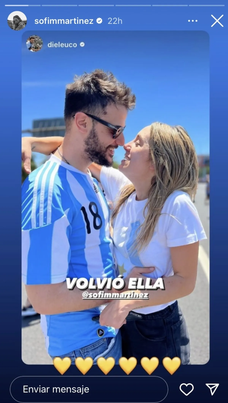 Diego Leuco y Sofía Martínez. Créditos: Archivo MDZ Diego Leuco y Sofía Martínez. Créditos: Archivo MDZ