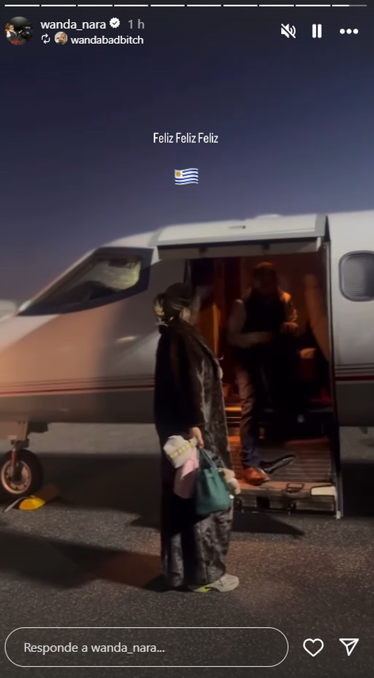 Wanda Nara confirmó que viajó a Uruguay. Foto: captura de pantalla Instagram/ @wanda_nara. Wanda Nara confirmó que viajó a Uruguay. Foto: captura de pantalla Instagram/ @wanda_nara.