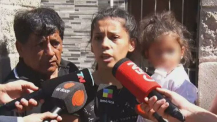 La nena está sana y salva.&nbsp;