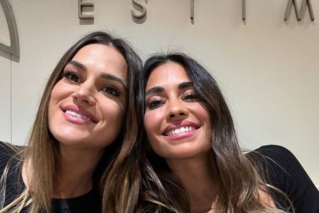 ¡Ya puedes conseguir el total look de Zara que llevó Antonela Roccuzzo! Foto: Instagram