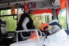 Desde la CNRT aseguran que han salido a controlar que las ventanillas estén abiertas en el tranporte público Foto: ALF PONCE / MDZ