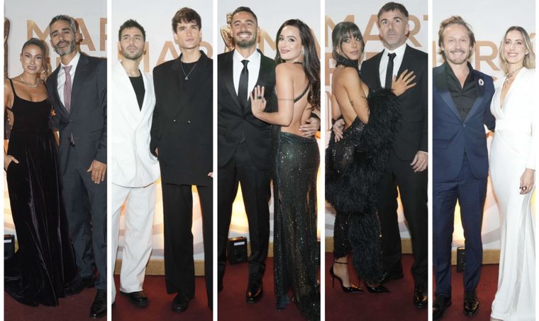 Mirá el look de las parejas que brillaron en los Martín Fierro de la Moda.