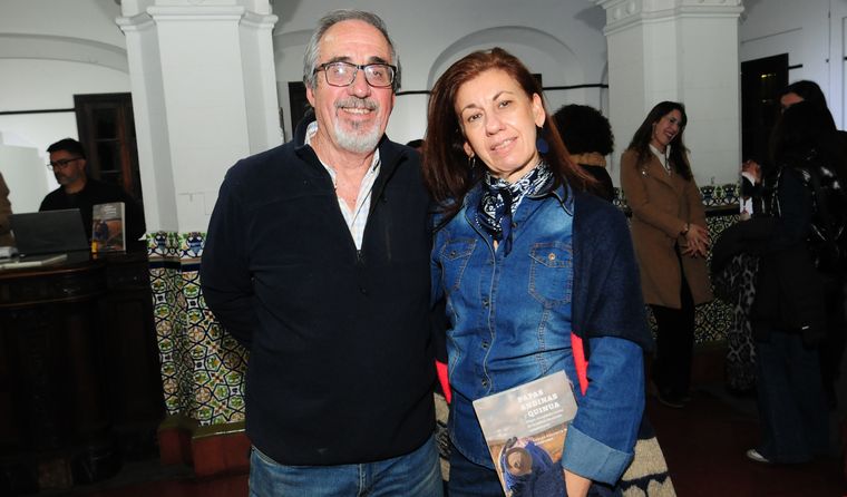 Pablo Correa Llano con Roxana Foschin. Pablo Correa Llano con Roxana Foschin.