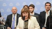 La ministra de Seguridad, Patricia Bullrich, en la comisión de Presupuesto y Hacienda  La ministra de Seguridad, Patricia Bullrich, en la comisión de Presupuesto y Hacienda