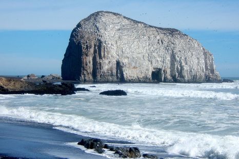 La Piedra de la Iglesia en la costa de Constitución es uno de los grandes atractivos de Chile para quienes cruzan por el paso del Planchón. La Piedra de la Iglesia en la costa de Constitución es uno de los grandes atractivos de Chile para quienes cruzan por el paso del Planchón.