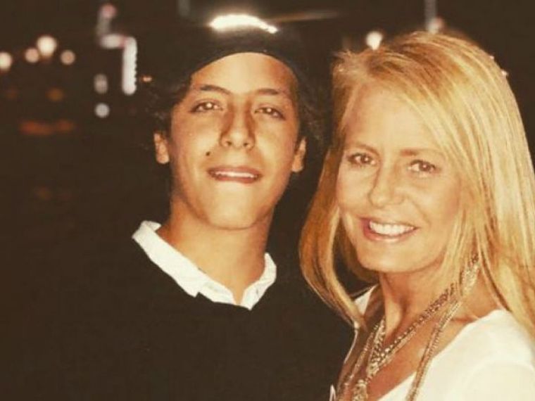 Máximo Menem y Cecilia Bolocco