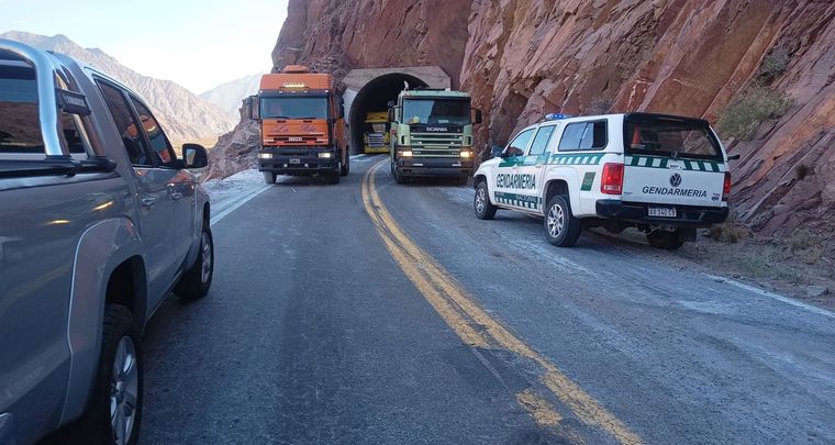 El accidente en Ruta 7 desató un conflicto político. Foto: Prensa Gendarmería