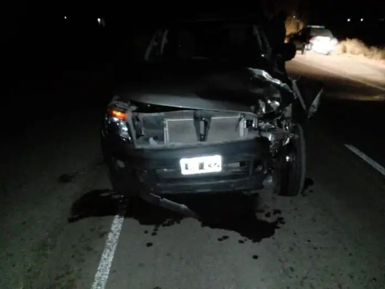 El choque ocurrió en la madrugada Foto: Info Uco