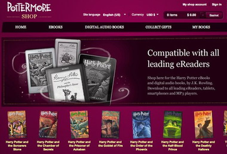 Se viene Potter en la web.