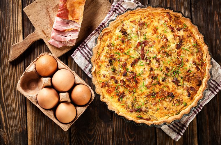 Cómo hacer una Quiche Lorraine fácil y deliciosa.