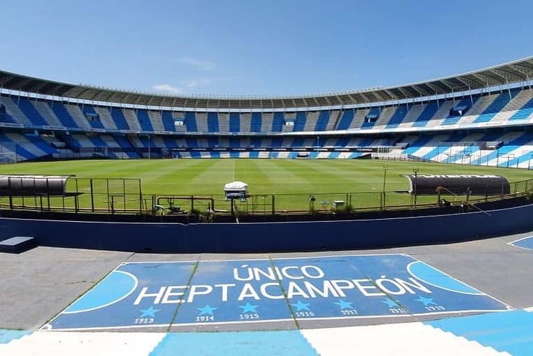 El club permanece cerrado. Racing Club Foto: Racing Club