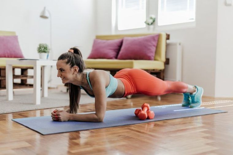 Ejercicios Entrena en casa con esta rutina para el abdomen Foto: Pinterest
