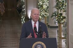 Joe Biden Respondió con un escueto no a la pregunta sobre maniobras nucleares con Corea del Sur Foto: DPA