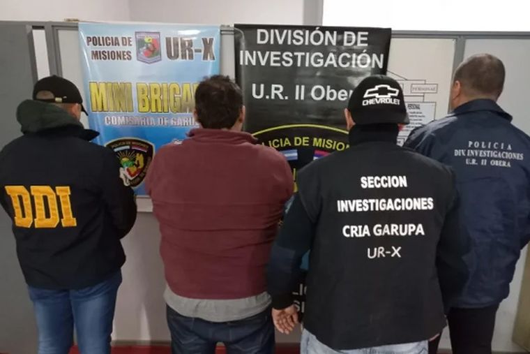 El hombre estaba escondido en una ciudad misionera