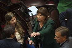 Patricia Bullrich en la sesión por Propiedad Privada.