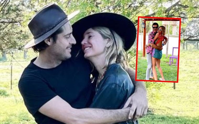 Enamorada Dolo se muestra muy feliz con su novio.