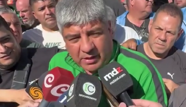 Pablo Moyano movilización CGT Javier Milei es un hijo de puta