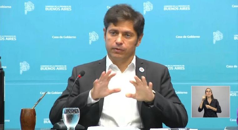 El gobernador bonaerense, Axel Kicillof, respondió al llamado a la rebelión fiscal en la provincia de Buenos Aires con duras acusaciones hacia el presidente Foto: Canal de YouTube del Gobierno de la provincia de Buenos Aires