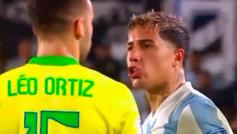Enzo Fernández recordó el histórico 4-1 de Argentina a Brasil. Foto: Captura TyC Sports