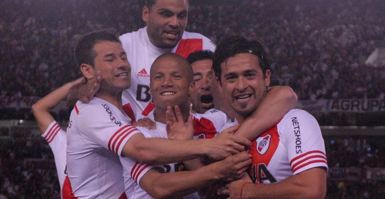 Pisculichi fue uno de los artífices del primer título de Gallardo, la Sudamericana 2014 Foto: River Plate