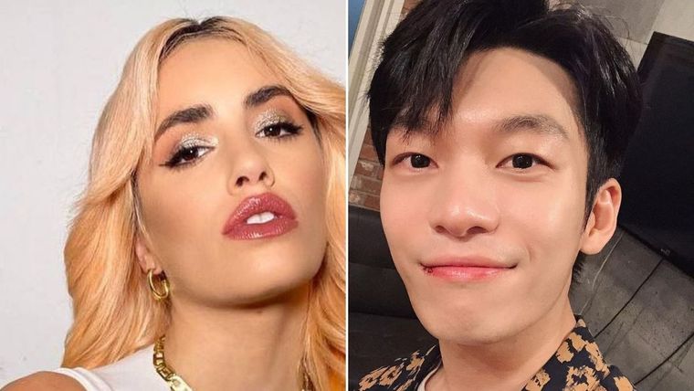 Lali Esposito, Wi Ha-Joon, El juego del calamar Fuente: Instagram Lali Esposito y Wi Ha-Joon