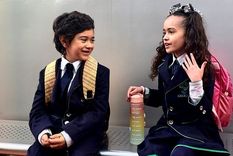 Alexis y Mikella son dos de los alumnos del Centro de Atención al Talento (CEDAT). Foto: MARCOS GONZÁLEZ / BBC