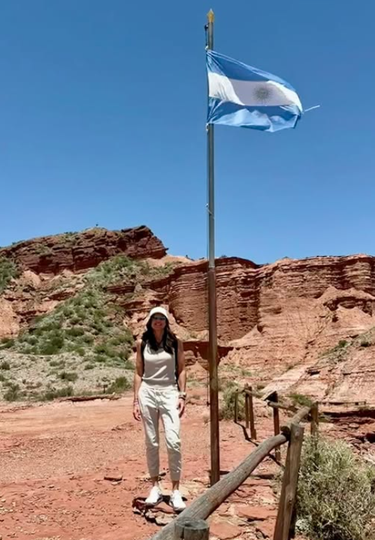 Gabriela Sabatini descansó en Argentina. Gabriela Sabatini descansó en Argentina. 