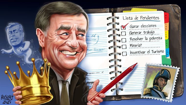 Suarez ganó la elección y ahora gobierna con más tranquilidad. Foto: Ilustración: Mariano Ruszaj